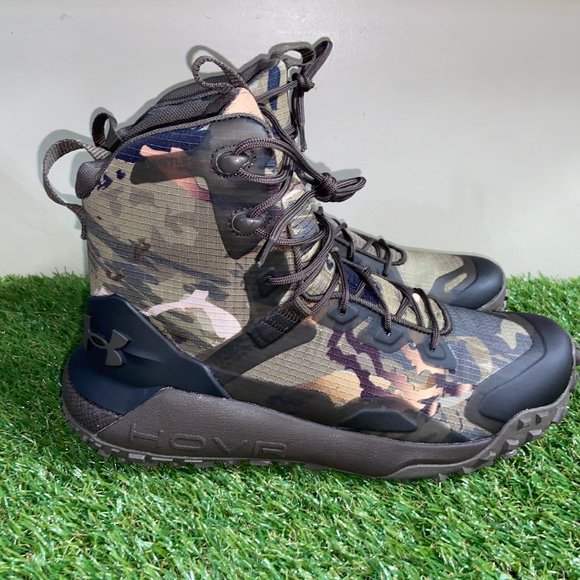 Under Armour UA HOVR Dawn WP Boots Men\'s Size 8 UA Forest AS Camo 3023105-901 main image 6